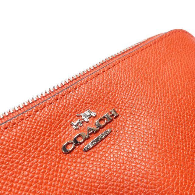 COACH(コーチ)のCOACH　コスメポーチ　レディース　オレンジ レディースのファッション小物(ポーチ)の商品写真