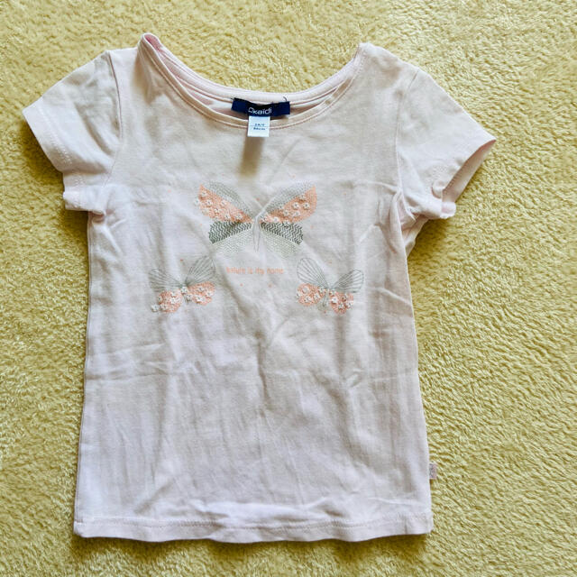 半袖トップス98 キッズ/ベビー/マタニティのキッズ服女の子用(90cm~)(Tシャツ/カットソー)の商品写真
