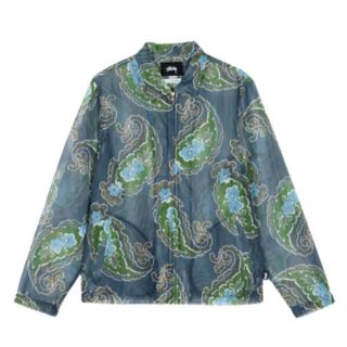 ステューシー(STUSSY)のstussy paisley mesh jacket 20ss レア 21ss(シャツ)