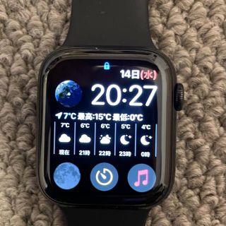 アップルウォッチ(Apple Watch)のApple Watch Series 4 44mm ブラックステンレス(腕時計(デジタル))