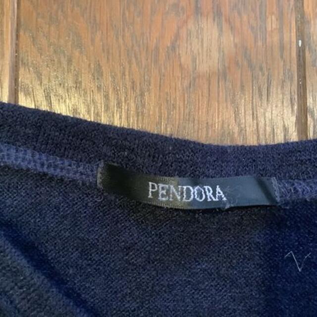 FAIN PENDORA 3L 大きめサイズ ニット 紺 レディースのトップス(ニット/セーター)の商品写真
