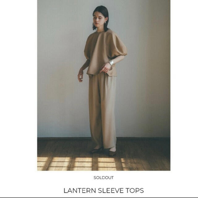 STUDIOUS(ステュディオス)の新品タグ付き CLANE クラネ LANTERN SLEEVE TOPS レディースのトップス(カットソー(半袖/袖なし))の商品写真