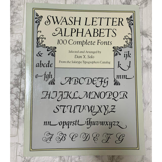 【25日まで】SWASH LETTER ALPHABETS 洋書 エンタメ/ホビーの本(趣味/スポーツ/実用)の商品写真