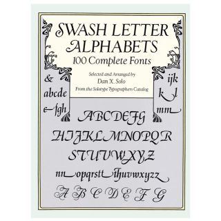 【25日まで】SWASH LETTER ALPHABETS 洋書(趣味/スポーツ/実用)