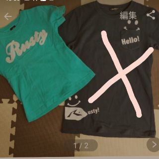 ラスティ(RUSTY)のRUSTY  親子お揃い風(全てお揃いのデザインではありません)(Tシャツ/カットソー)