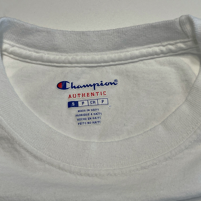 Champion(チャンピオン)のChampion 白Tシャツ Sサイズ (3/3) メンズのトップス(Tシャツ/カットソー(半袖/袖なし))の商品写真