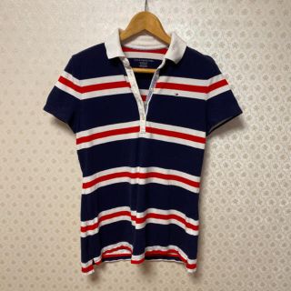 トミーヒルフィガー(TOMMY HILFIGER)の❤️良品❤️トミーヒルフィガー ❤️ストレッチ/ チュニックポロシャツ(ポロシャツ)