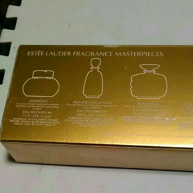 エスティローダーフレグランスオリジナルボックスミニチュア香水6個セット
