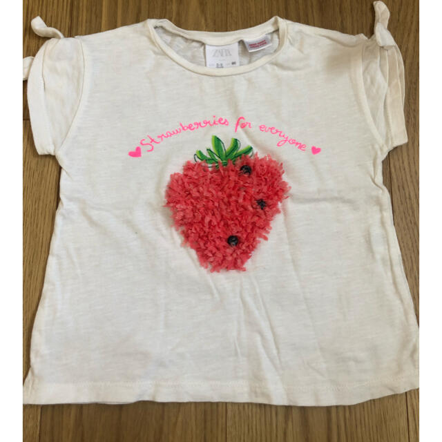 ZARA KIDS(ザラキッズ)のザラ Tシャツ キッズ/ベビー/マタニティのキッズ服女の子用(90cm~)(Tシャツ/カットソー)の商品写真