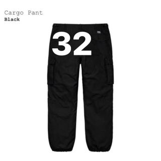 シュプリーム(Supreme)のsupreme 20ss cargo pant 黒 32(ワークパンツ/カーゴパンツ)