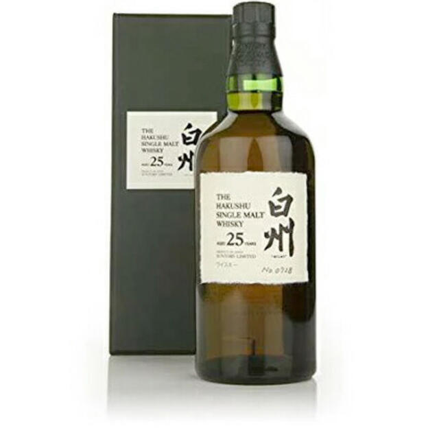 売り切り御免!】 白州 サントリー - サントリー 25年 700ml