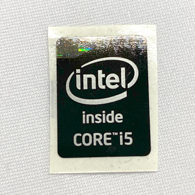 Intel core i5 inside 黒 エンブレムシール スマホ/家電/カメラのPC/タブレット(PCパーツ)の商品写真