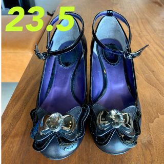 アナスイ(ANNA SUI)の【値下げ】ANNA SUI ストラップパンプス 23.5(ハイヒール/パンプス)