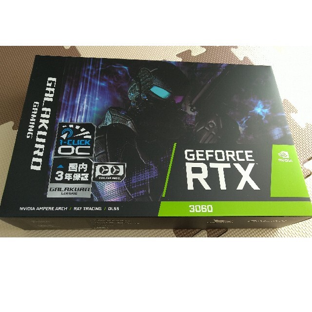玄人志向GALAKURO GAMING GG-RTX3060 【送料無料キャンペーン?】 42400