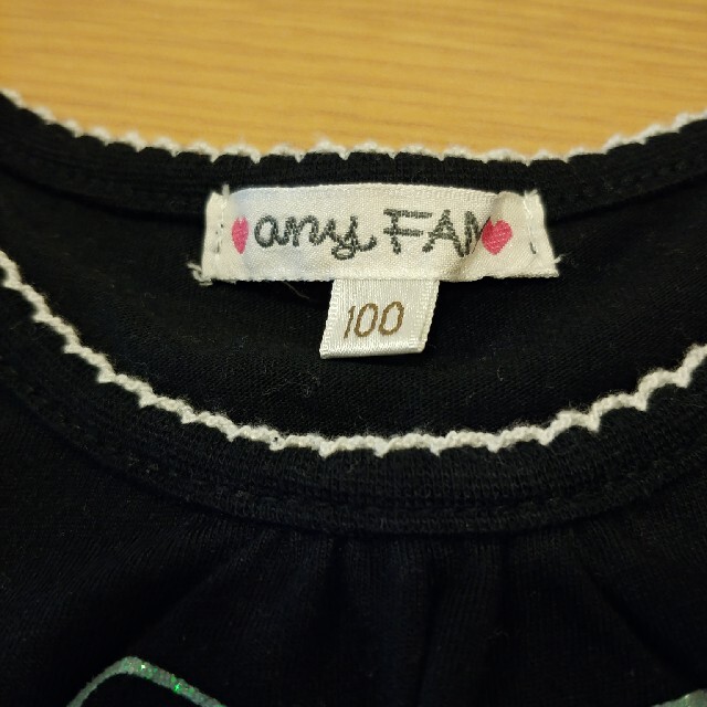 anyFAM(エニィファム)のエニィファム　Ｔシャツ　半袖　100 キッズ/ベビー/マタニティのキッズ服女の子用(90cm~)(Tシャツ/カットソー)の商品写真