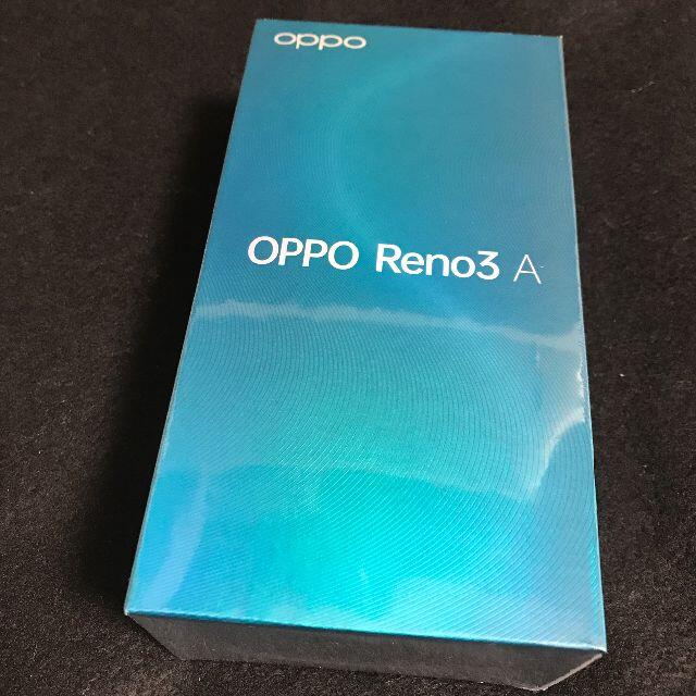 【新品/未開封】OPPO Reno3 A ブラック★SIMフリー/残債なし★②