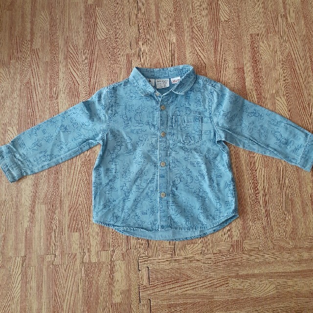 ZARA KIDS(ザラキッズ)のZARAbaby デニムシャツ  キッズ/ベビー/マタニティのベビー服(~85cm)(シャツ/カットソー)の商品写真