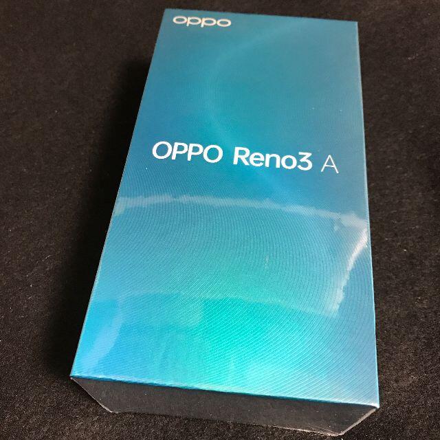 【新品/未開封】OPPO Reno3 A ブラック★SIMフリー/残債なし★③