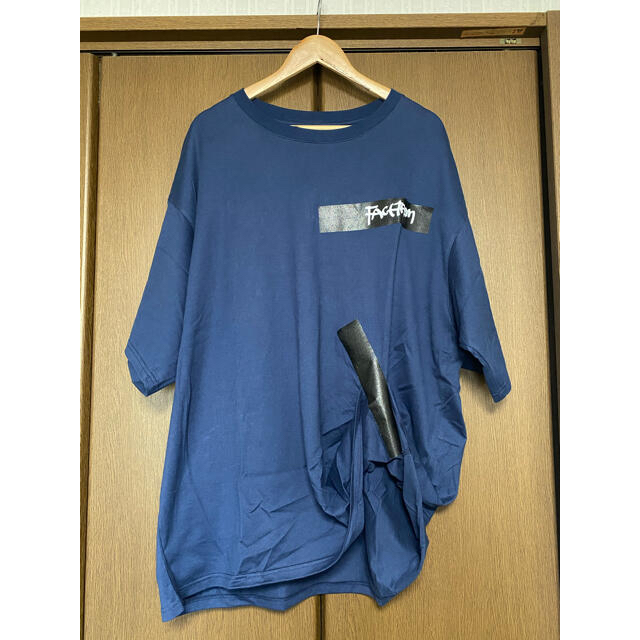 FACETASM(ファセッタズム)のFACETASM ファセッタズム テープビッグT 半袖Tシャツ ネイビー 紺 メンズのトップス(Tシャツ/カットソー(半袖/袖なし))の商品写真