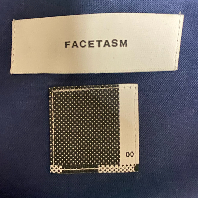 FACETASM(ファセッタズム)のFACETASM ファセッタズム テープビッグT 半袖Tシャツ ネイビー 紺 メンズのトップス(Tシャツ/カットソー(半袖/袖なし))の商品写真