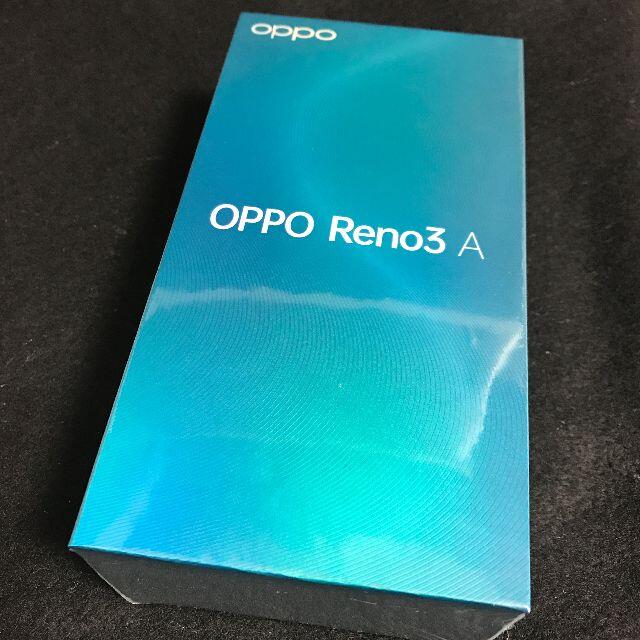 【新品/未開封】OPPO Reno3 A ブラック★SIMフリー/残債なし★④