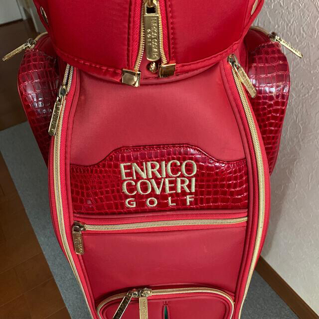 ENRICO COVERI(エンリココベリ)の高級レディースゴルフ豪華キャディバッグ🇮🇹ENRICO COVERI スポーツ/アウトドアのゴルフ(バッグ)の商品写真