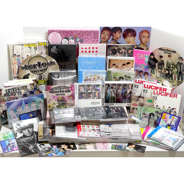 『SHINee』シングル日本発売初回盤 全１５種３２枚+特典セット