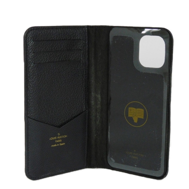送関込 LOUIS VUITTON iPhone 11フォリオ モノグラム アンプラント