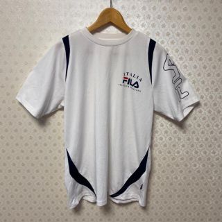 フィラ(FILA)の⭕️ドライ素材⭕️フィラ/FILA⭕️半袖Tシャツ/トレーニングウェア⭕️白(Tシャツ/カットソー(半袖/袖なし))