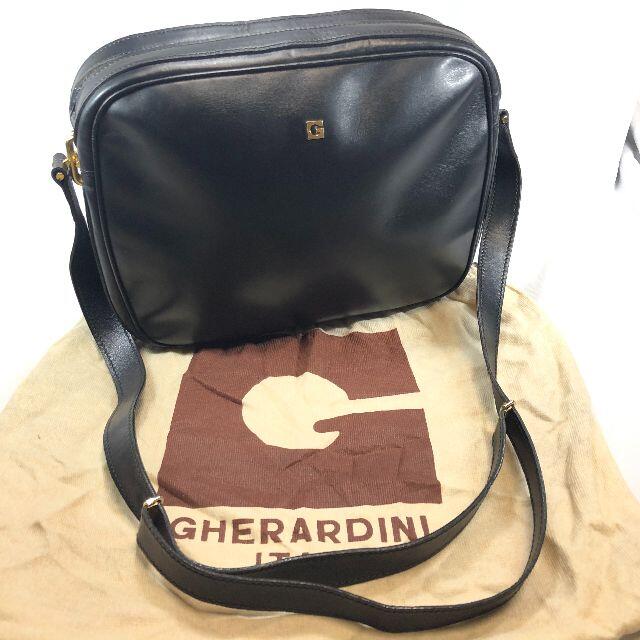 GHERARDINI - 【美品】ゲラルディーニ レザー 軽量ショルダー 肩掛け 黒