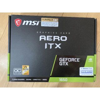 MSI GeForce GTX 1650 AERO ITX 4G OC(PC周辺機器)