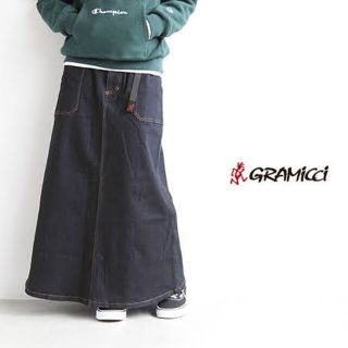 グラミチ(GRAMICCI)の新品 タグ付き GRAMICCI グラミチ デニム ベイカー スカート(ロングスカート)