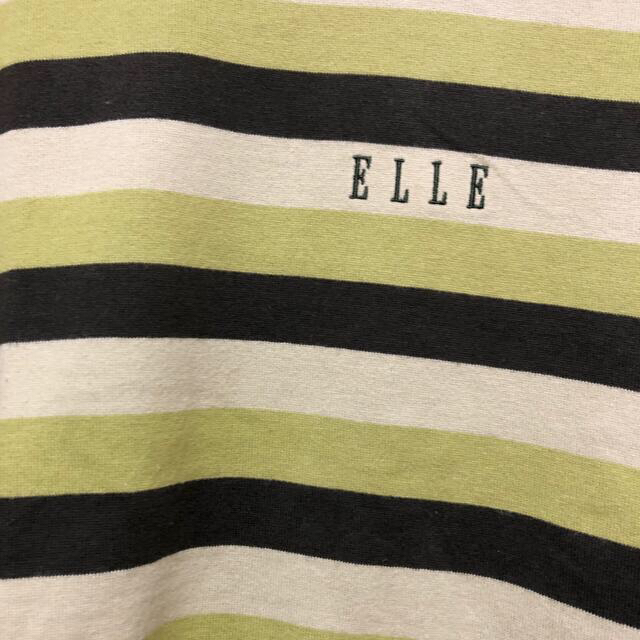 ELLE(エル)の　ELLEボーダーロングTシャツ レディースのトップス(Tシャツ(長袖/七分))の商品写真