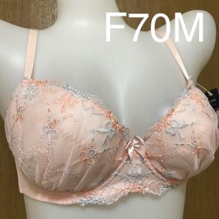 売約済み リボンレース ブラショー F70M ピンク(ブラ&ショーツセット)