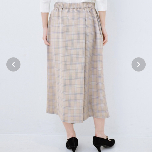 haco!(ハコ)のhaco! スカートみたいなチェックパンツ レディースのパンツ(カジュアルパンツ)の商品写真