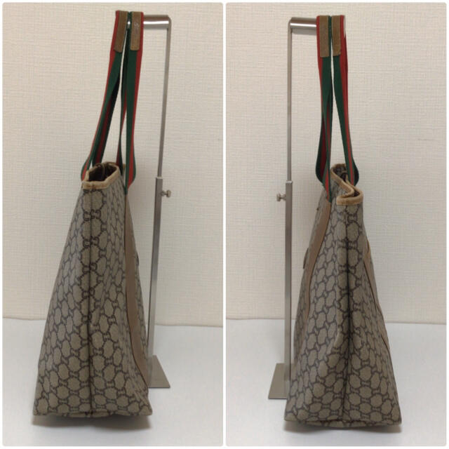 Gucci(グッチ)のGUCCI グッチ　シャリーライン　オールドグッチ　トートバッグ レディースのバッグ(トートバッグ)の商品写真