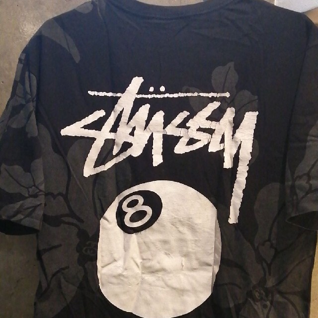 STUSSY(ステューシー)の【両面ビリヤードロゴ】STUSSY総柄T 　ウエステッドユース　GDC　fr2 メンズのトップス(Tシャツ/カットソー(半袖/袖なし))の商品写真