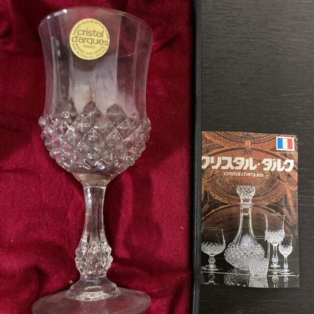 Cristal D'Arques(クリスタルダルク)の未使用　クリスタル•ダルク•ペアグラス　デュラン社 インテリア/住まい/日用品のキッチン/食器(グラス/カップ)の商品写真