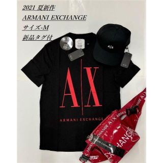 アルマーニエクスチェンジ(ARMANI EXCHANGE)の大人気/ギフトにも/2021夏新作/A|Xロゴ/Tシャツ07A/サイズM(Tシャツ/カットソー(半袖/袖なし))