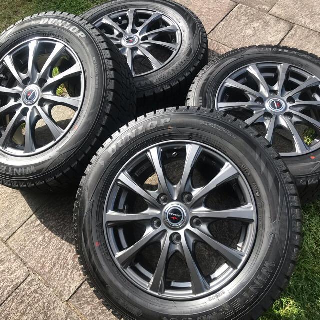 【美品 バリ山】2019年製 ダンロップ 195/65R15 ホイール付き 4本