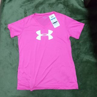 アンダーアーマー(UNDER ARMOUR)の【値下げ】Vネック   YXL(160)(Tシャツ/カットソー)