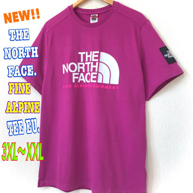 THE NORTH FACE(ザノースフェイス)のビッグサイズ ♪ ノースフェイス ファイン アルパイン Tシャツ EU パープル メンズのトップス(Tシャツ/カットソー(半袖/袖なし))の商品写真