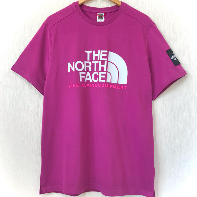 THE NORTH FACE(ザノースフェイス)のビッグサイズ ♪ ノースフェイス ファイン アルパイン Tシャツ EU パープル メンズのトップス(Tシャツ/カットソー(半袖/袖なし))の商品写真