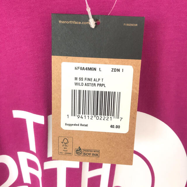 THE NORTH FACE(ザノースフェイス)のビッグサイズ ♪ ノースフェイス ファイン アルパイン Tシャツ EU パープル メンズのトップス(Tシャツ/カットソー(半袖/袖なし))の商品写真