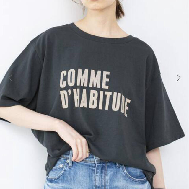 IENA(イエナ)の新品タグ付き！イエナ　COMME DHABITUDE Tシャツ レディースのトップス(Tシャツ(半袖/袖なし))の商品写真