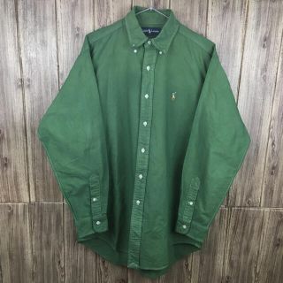 ラルフローレン(Ralph Lauren)のRalph Lauren ボタンダウンシャツ Lサイズ グリーン(シャツ)