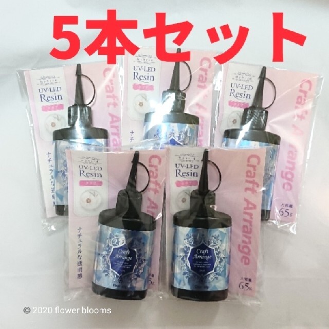 【5本セット】ケミテック クラフトアレンジUV-LEDハイブリッドレジン液