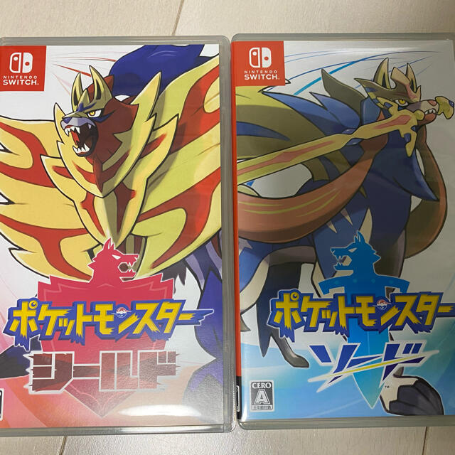 ポケットモンスター ソードシールド 2個セット Switch エンタメ/ホビーのゲームソフト/ゲーム機本体(家庭用ゲームソフト)の商品写真