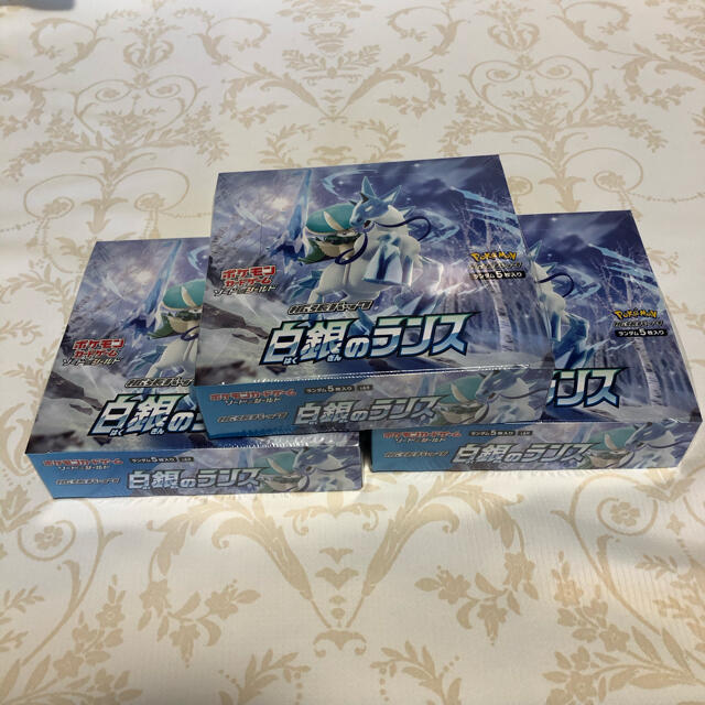 ポケモンカード　白銀のランス　3box