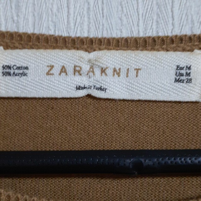 ZARA(ザラ)の☆ZARA　薄手ニット・カットソー　七分袖 レディースのトップス(カットソー(長袖/七分))の商品写真